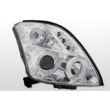 Koplampen Angel Eyes | Suzuki Swift 2005-2010 | chroom