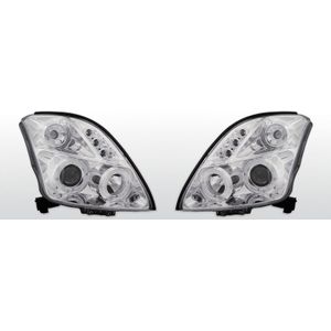 Koplampen Angel Eyes | Suzuki Swift 2005-2010 | chroom