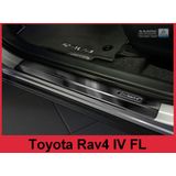 Instaplijsten | Toyota | C-HR 16- 5d hat. / RAV4 16-19 5d suv. | RVS zwart Exclusive 4-delig