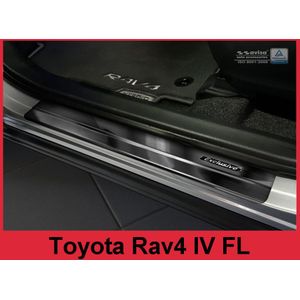 Instaplijsten | Toyota | C-HR 16- 5d hat. / RAV4 16-19 5d suv. | RVS zwart Exclusive 4-delig