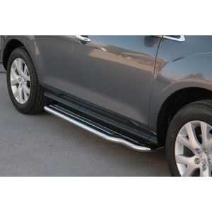Side Bars | Mazda | CX-7 07-09 5d suv. | RVS rvs zilver Pedana