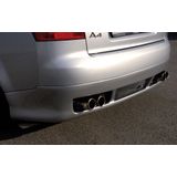 Rieger einddemper, li./re. Typ 12, Audi A4 (8E) alleen 2WD | A4 (8E) Type B6: 11.00-10.04 - Avant, Lim. | stuk rvs | Rieger Tuning