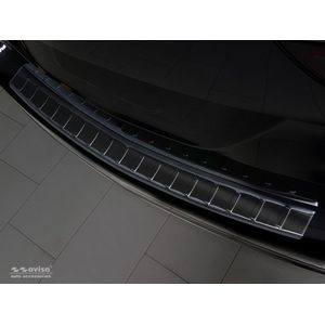 Achterbumperbeschermer | Opel | Zafira 11-16 5d mpv. / Zafira 16-19 5d mpv. | C Tourer | Ribs | RVS zwart