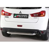 Rear Bar | Mitsubishi | ASX 10-12 5d suv. / ASX 12-16 5d suv. / ASX 16-18 5d suv. / ASX 18- 5d suv. | zwart Rear Bar RVS