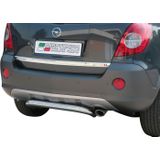 Rear Bar | Opel | Antara 07-11 5d suv. | rvs zilver Rear Bar RVS