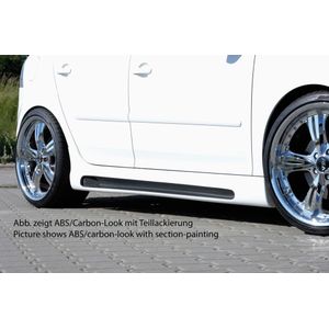 Rieger side skirt | Golf 5 - 5-drs., GTI, R32 | l stuk carbonlook abs | Rieger Tuning