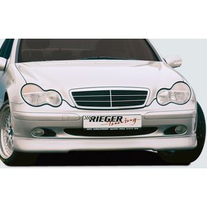 Rieger frontspoiler voor Classic/Elegance | C-Klasse (W203): 05.00- - Sedan, T-model | stuk ongespoten abs | Rieger Tuning