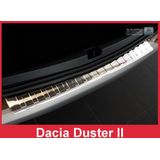 Achterbumperbeschermer | Dacia | Duster 18- 5d suv. | RVS rvs zilver