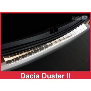 Achterbumperbeschermer | Dacia | Duster 18- 5d suv. | RVS rvs zilver