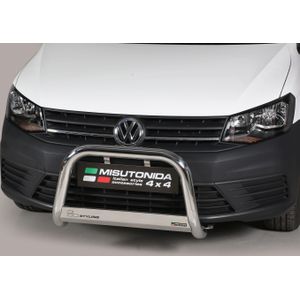 Pushbar | Volkswagen | Caddy Combi 15- 5d mpv. | rvs zilver Medium Bar RVS CE-keur