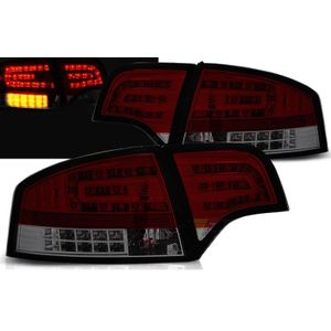 Achterlichten | Audi | A4 04-07 4d sed. | LED | rood en smoke