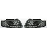 Koplampen LED DRL | Volkswagen Passat 3B 1997-2000 | zwart