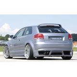 Rieger achteraanzetstuk | Audi A3 8P 2003-2008 3D | ABS