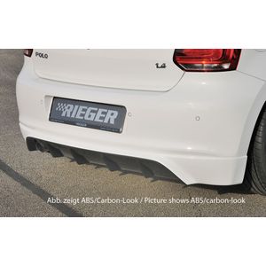 Rieger achteraanzetstuk | Polo 6 (6R): 04.09-01.14 (tot Facelift) - 3-drs., 5-drs. | stuk ongespoten abs | Rieger Tuning