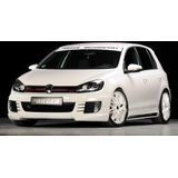 Rieger spoilerlip | VW Golf 6 VI GTI / GTD 2008-2012 | zonder air vents | ABS