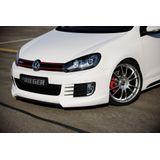 Rieger spoilerlip | VW Golf 6 VI GTI / GTD 2008-2012 | zonder air vents | ABS