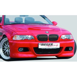 Rieger Voorbumper Sport-Look | 3er E46: -01.02 - Lim., Touring- Benziner | stuk ongespoten abs | Rieger Tuning