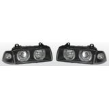 Koplampen Angel Eyes | BMW 3 Serie E36 1990-1999 |zwart