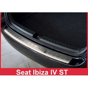 Achterbumperbeschermer | Seat Ibiza 6j ST 2010- RVS geprofileerd
