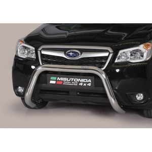 Pushbar | Subaru | Forester 13- 5d suv. | rvs zilver Super Bar RVS CE-keur