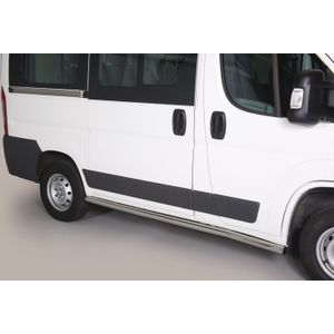 Side Bars | Citroen | Jumper Combi 06-12 4d bus. / Jumper Combi 12-14 4d bus. / Jumper Combi 14- 4d bus. | RVS rvs zilver Side Protection SWB