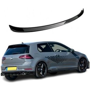 Achterspoiler | Volkswagen | Golf 12-18 3d hat. VII / Golf 12-20 5d hat. VII | GTI / GTD / GTE / R/ R-Line | TCR-Look | ABS-kunststof | Glanzend zwart