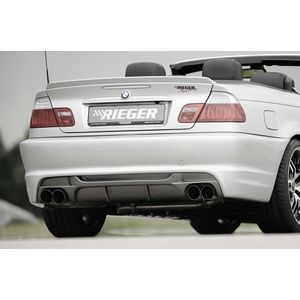 Rieger einddemper li./re. 4x90mm Type 14, BMW E46 | 3-Serie E46 - Cabrio, Coupé, Lim. | stuk rvs | Rieger Tuning