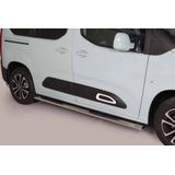 Side Bars | Citroen | Berlingo 19- 5d mpv. | MWB | rvs zilver Oval Grand Pedana RVS