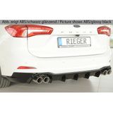 Diffuser | Ford | Focus IV ST-Line / ST 2018- 5d stationwagon | DDR Sport uitlaat | met trekhaak | ABS | Rieger Tuning | ongespoten