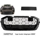 Grill | Audi | Q8 18- 5d suv | RSQ8-look | glanzend zwart | 01