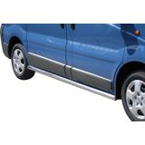 Side Bars | Opel | Vivaro Combi 11-14 4d bus. | rvs zilver Side Protection RVS