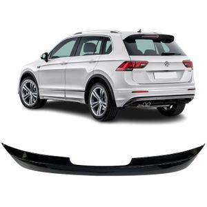 Achterspoiler | Volkswagen | Tiguan 2016-2023 / 2023- 5d suv | type AD/BW | R-Line look | glanzend zwart