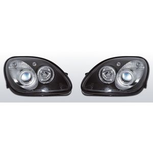 Koplampen Angel Eyes | Mercedes SLK R170 1996-2004 | zwart