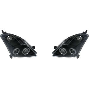 Head light units Suzuki Swift 05- black