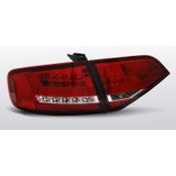 Achterlichten Audi A4 B8 Sedan 2008-2011 | LED-BAR | rood / wit