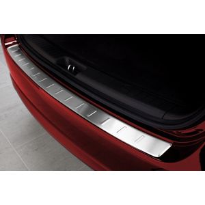 Achterbumperbeschermer | Hyundai Santa Fe 2011-2012 RVS ribbed