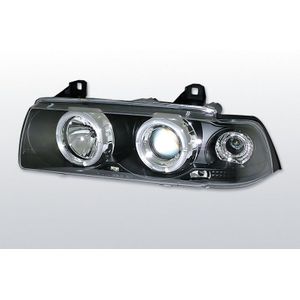 Koplampen Angel Eyes | BMW E36 Coupé Cabrio 1992-1998 | LED | zwart