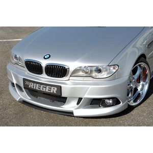 Rieger bumper E92-Look | 3-Serie E46: 02.98-12.01 (tot Facelift), 02.02- (vanaf Facelift) - Cabrio, Coupé | stuk ongespoten abs | Rieger Tuning