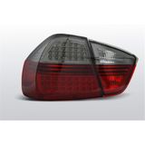 Achterlichten set | BMW 3 Serie E90 2005-2008 | Rood Smoke met LED | LED Knipperlicht