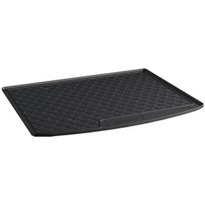 Rubber kofferbakmat | Volvo | V40 18-20 5d hat. | D2 / D3 / D4 Euro6 | hoge laadvloer | zwart | Gledring