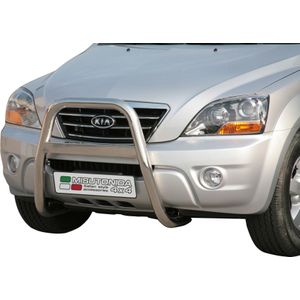 Pushbar | Kia | Sorento 06-09 5d suv. | RVS rvs zilver High Medium Bar