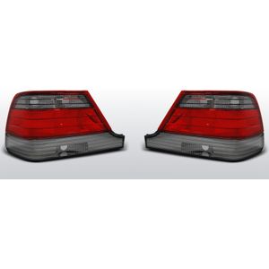 Achterlichten | Mercedes W140 S-Klasse 1995-1998 | rood / smoke