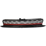 Grill | Volkswagen | Golf 17- 3d hat. VII 5G1 BQ1 BE1 BE2 / Golf 17- 5d hat. VII 5G1 BQ1 BE1 BE2 / Golf Variant 17- 5d sta. | GTI-Style | ABS Kunststof zwart en rood Glanzend