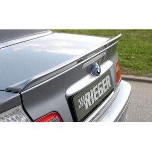 Rieger achterklepspoiler | 3-Serie E46: 02.98-12.01 (tot Facelift), 02.02- (vanaf Facelift) - Cabrio | stuk ongespoten pu-rim | Rieger Tuning