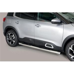 Side Bars | Citroen | C5 Aircross 19- 5d suv. | rvs zilver Grand Pedana RVS