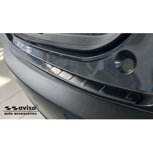 Achterbumperbeschermer | Mazda | CX-30 19- 5d suv. | Ribs | RVS zwart