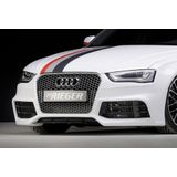 Rieger voorbumper | A4 (B8/B81): 01.12- (vanaf Facelift) - Lim., Avant | stuk ongespoten abs | Rieger Tuning