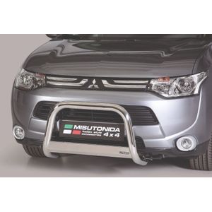 Pushbar | Mitsubishi | Outlander 12-15 5d suv. | rvs zilver Medium Bar RVS CE-keur