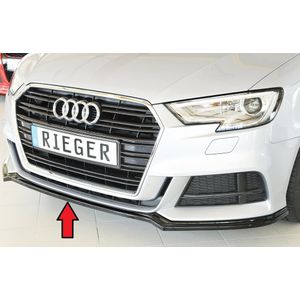 Spoilerzwaard | Audi A3 S-Line / S3 2016- | 3- / 5-deurs hatchback | abs | Rieger Tuning | glanzend