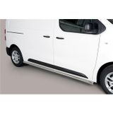 Side Bars | Opel | Vivaro Combi 19- 4d bus / Opel Zafira Life 4d bus | MWB | RVS Side Protection rvs zilver